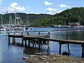 Passerelle sur la plage