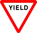 Sign used in Ireland
