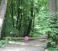 Gate for cars barrier=gate