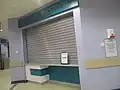 Closed hospital reception