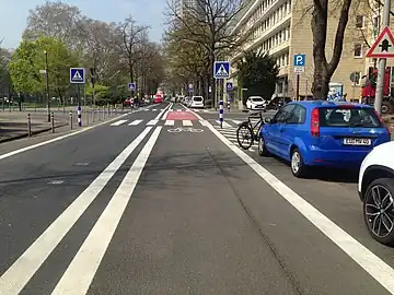 double_solid_line – usually indicates an exclusive lane and increased attention.