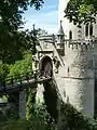 Lichtenstein - Schloss 817 m ü.NN, Zugbrücke und Eingang