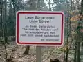 Don't think about disposing your waste here!