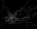 La mappa di Milano secondo i tracciati GPS al 23 Aprile 2007