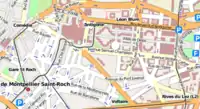 Carte de Montpellier