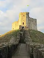 Norman keep cardiff castle