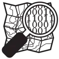Old OSM logo in pure b/w