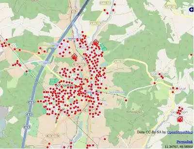 Fire map (Fire departments, hydrants) OpenFireMap.org