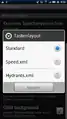 change layout