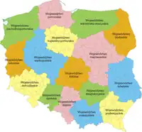 Mapa: Poland