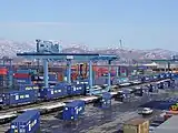 Railway logistics terminal