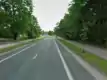Road with bicycle lanes