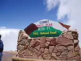 Pikes Peak, Colorado:ele=4302 → ele=14115'