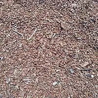 Bark chip used as a playground surface.