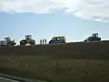 Road embankment work - Hatton Bends.