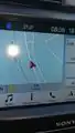 Schreibfehler bei "An der Schacht" in Urspring auf einem Ford-Navi