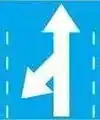 Sharp Left turn and Straight ahead