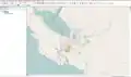 Viewing the shkoder area in ArcMap 10.0