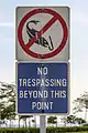 Fishing forbidden sign in Singapore
