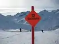 Markierung einer Schiroute