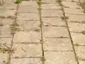 Square concrete stones, of a bit different material
