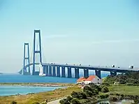 Storebæltsbroen from Sjælland