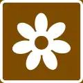Swedish road sign for tourist roads