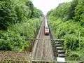 A railway cutting in France.