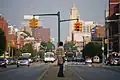Broad Street is a major thoroughfare through Downtown Richmond, and is part of U.S. Route 250.