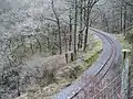 Vale of Rheidol Railway Embankment.