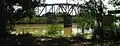 Außer Betrieb befindliche Drehbrücke über den Yazoo River bei Redwood (Mississippi)