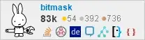 profile for bitmask on Stack Exchange, a network of free, community-driven Q&A sites