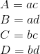 We have 4 product components.