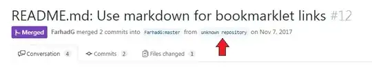 PR with unknown repository