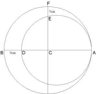 Crescent Moon Maths Question