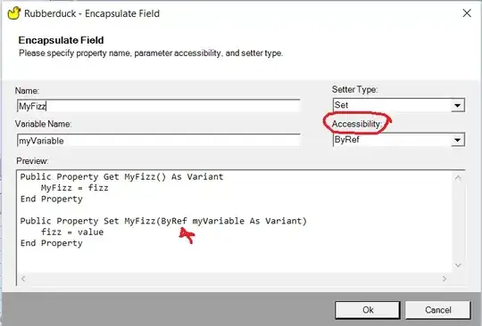 Rubberduck's "Encapsulate Field" refactoring dialog