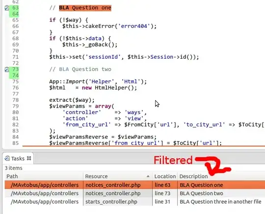 Example of custom filtered task-from-comments in eclipse