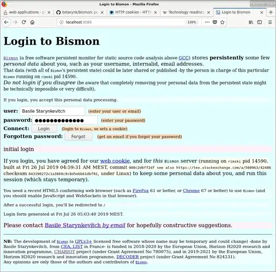 Bismon login form